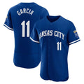 Kansas City Royals #11 Maikel Garcia Player Royal HOLBERT City Connect Limited Elite Home Game Stitched Jerseys