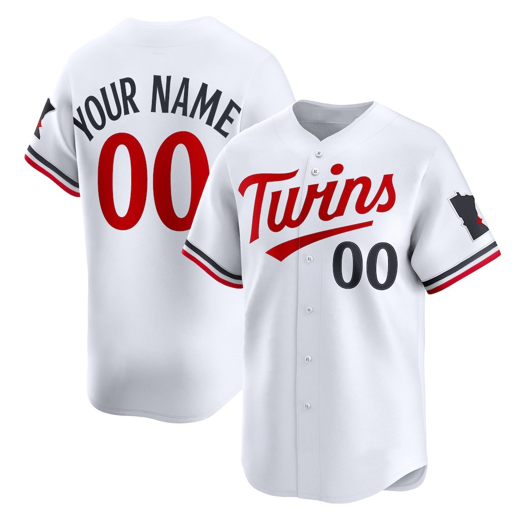 Custom Minnesota Twins White HOLBERT Home Limited Jersey