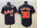 Detroit Tigers #30 Kerry Carpenter Black HOLBERT 2026 Alternate USA 250' Patch Vapor Premier Limited Stitched Jersey