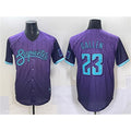 Arizona Diamondbacks #23 Zac Gallen Purple HOLBERT 2025 City Connect Limited Stitched Jersey