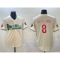 Philadelphia Phillies #8 Nick Castellanos Cream HOLBERT Phanatic Limited Stitched Jersey