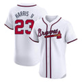 Atlanta Braves #23 Michael Harris II Player White HOLBERT Limited Elite Home Game Stitched Jerseys