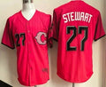 Cincinnati Reds #27 Sal Stewart Red HOLBERT 2026 City Connect Stadium Jersey
