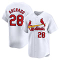 St. Louis Cardinals #28 Nolan Arenado White HOLBERT Home Limited Player Jersey