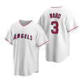 Los Angeles Angels #3 Waylor Ward White HOLBERT Cool Base Stitched Jersey