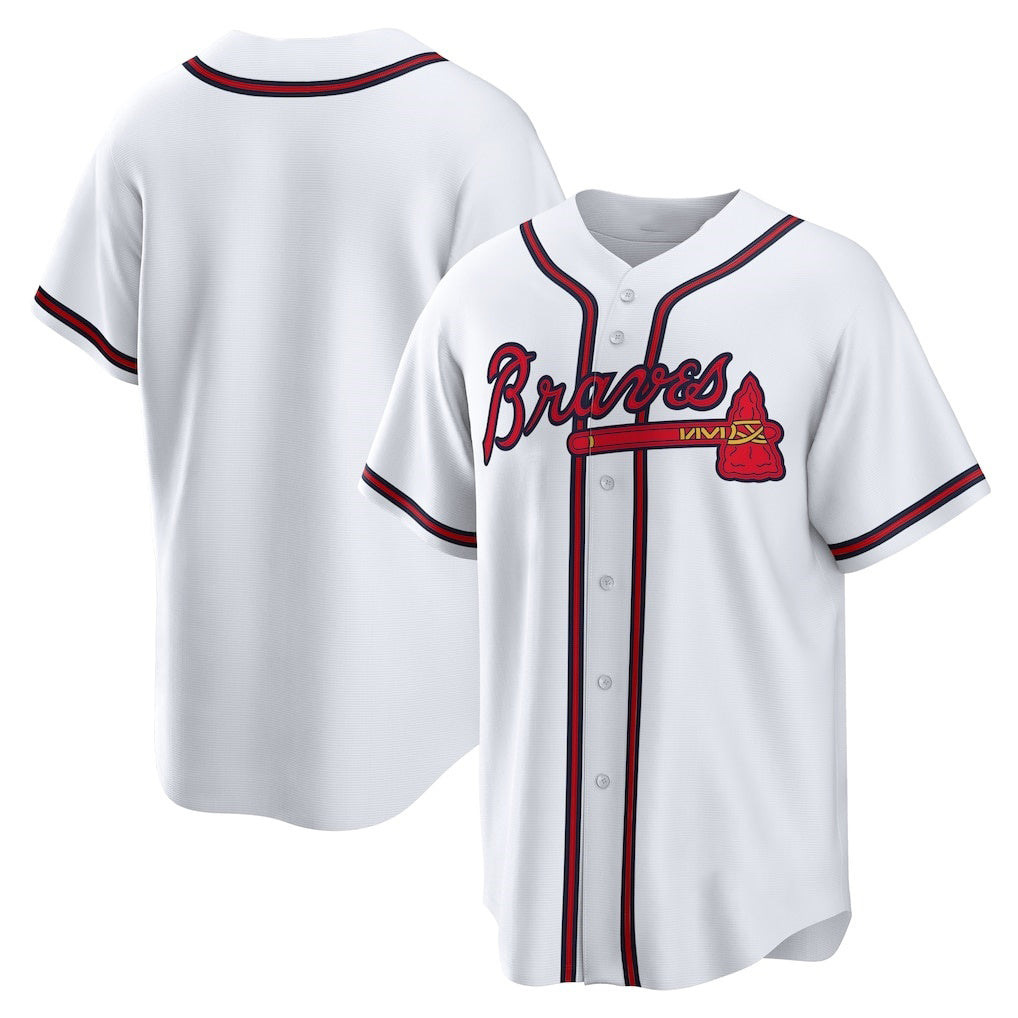 Atlanta Braves White HOLBERT Home Replica Team Jersey