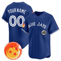 Custom Toronto Blue Jays x Dragon Ball Royal HOLBERT Vapor Premier Limited Jersey - All Stitched