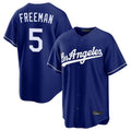 Los Angeles Dodgers #5 Freddie Freeman Player Royal HOLBERT Game Stitched Jerseys