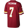 W.Football Team #7 Joe Theismann Mitchell & Ness Burgundy HOLBERT Legacy Replica Jersey