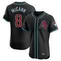 Arizona Diamondbacks #8 James McCann Player Black HOLBERT Limited Elite Home Game Stitched Jerseys