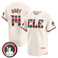 Cleveland Guardians #14 Larry Doby Cream HOLBERT Mexico Vapor Premier Limited Stitched Jersey