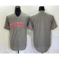 Cincinnati Reds Blank Grey HOLBERT Cool Base Stitched Jersey