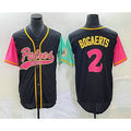 San Diego Padres #2 Xander Bogaerts Black HOLBERT NEW 2023 City Connect Cool Base Stitched Jersey 2