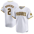 San Diego Padres #2 Xander Bogaerts White HOLBERT Home Limited Player Jersey