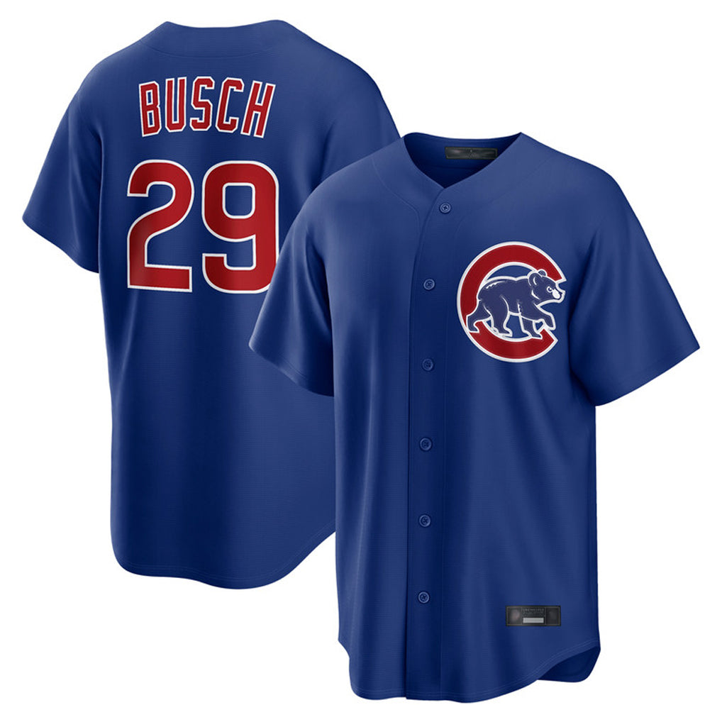 Chicago Cubs #29 Michael Busch Player Royal HOLBERT Home Game Stitched Jerseys
