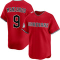 Cleveland Guardians #9 Kyle Manzardo Red HOLBERT Alternate Limited Stitched Jersey