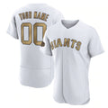 Custom San Francisco Giants Active Player White HOLBERT 2022 All-Star Flex Base Stitched Jersey