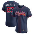 Atlanta Braves #23 Michael Harris II Player Navy HOLBERT Limited Elite Home Game Stitched Jerseys