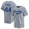 Los Angeles Dodgers #44 Andy Pages Player Gray HOLBERT Game Limited Home Stitched Jerseys