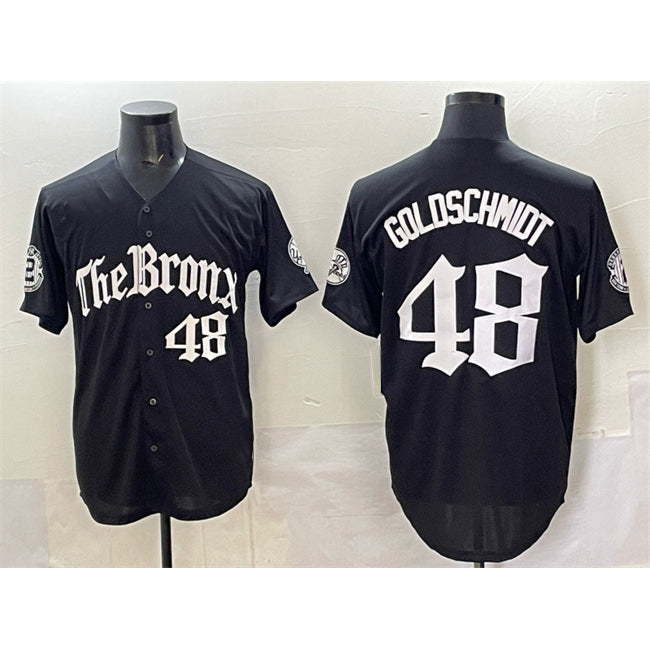 New York Yankees #48 Paul Goldschmidt Black HOLBERT 'Gothic Legacy Edition' Vapor Premier Limited Stitched Jersey