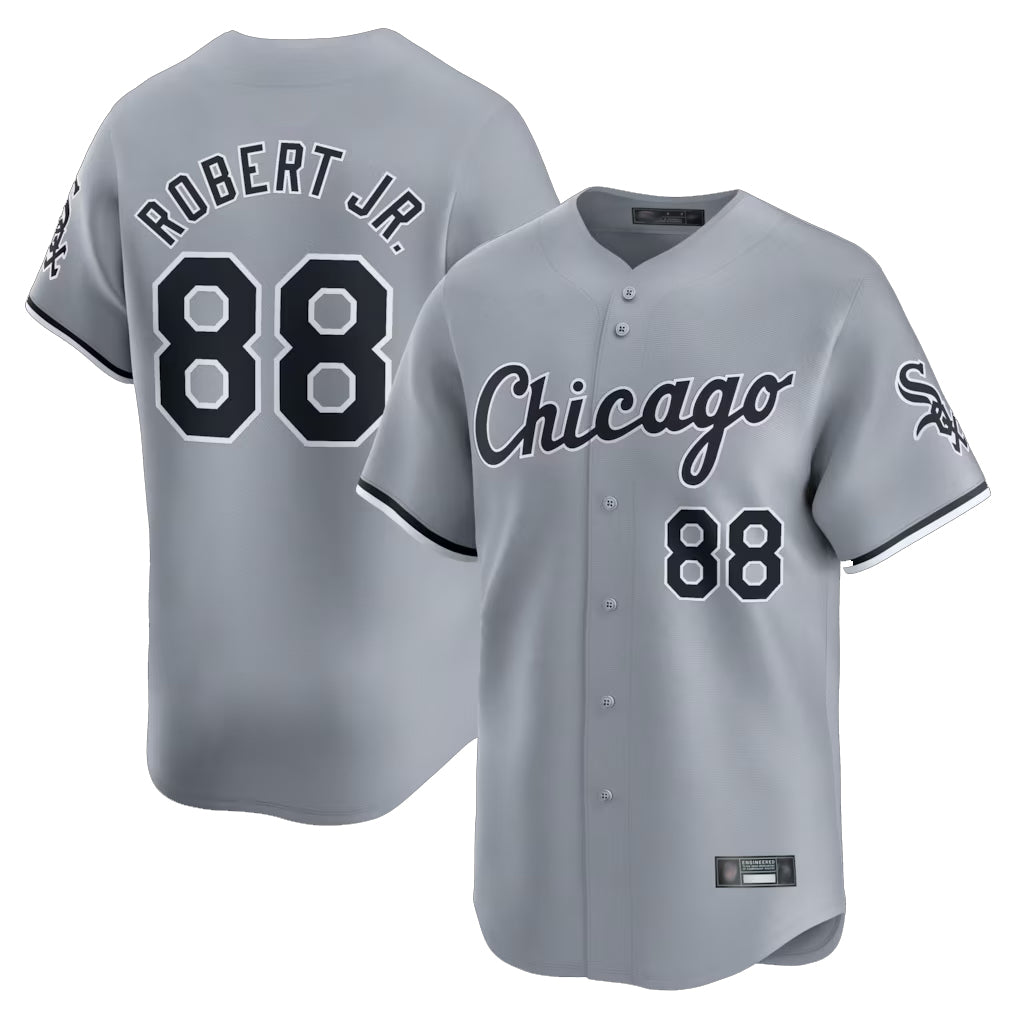 Chicago White Sox #88 Luis Robert Jr Player Gray HOLBERT Road Limited Home Stitched Jerseys