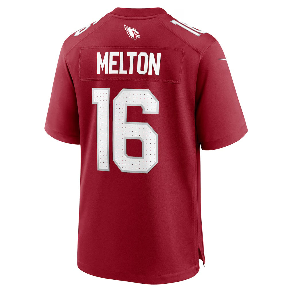 A.Cardinals #16 Max Melton Cardinal HOLBERT Team Game Jersey
