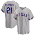Texas Rangers #21 Ian Kennedy Gray HOLBERT Cool Base Stitched Jersey