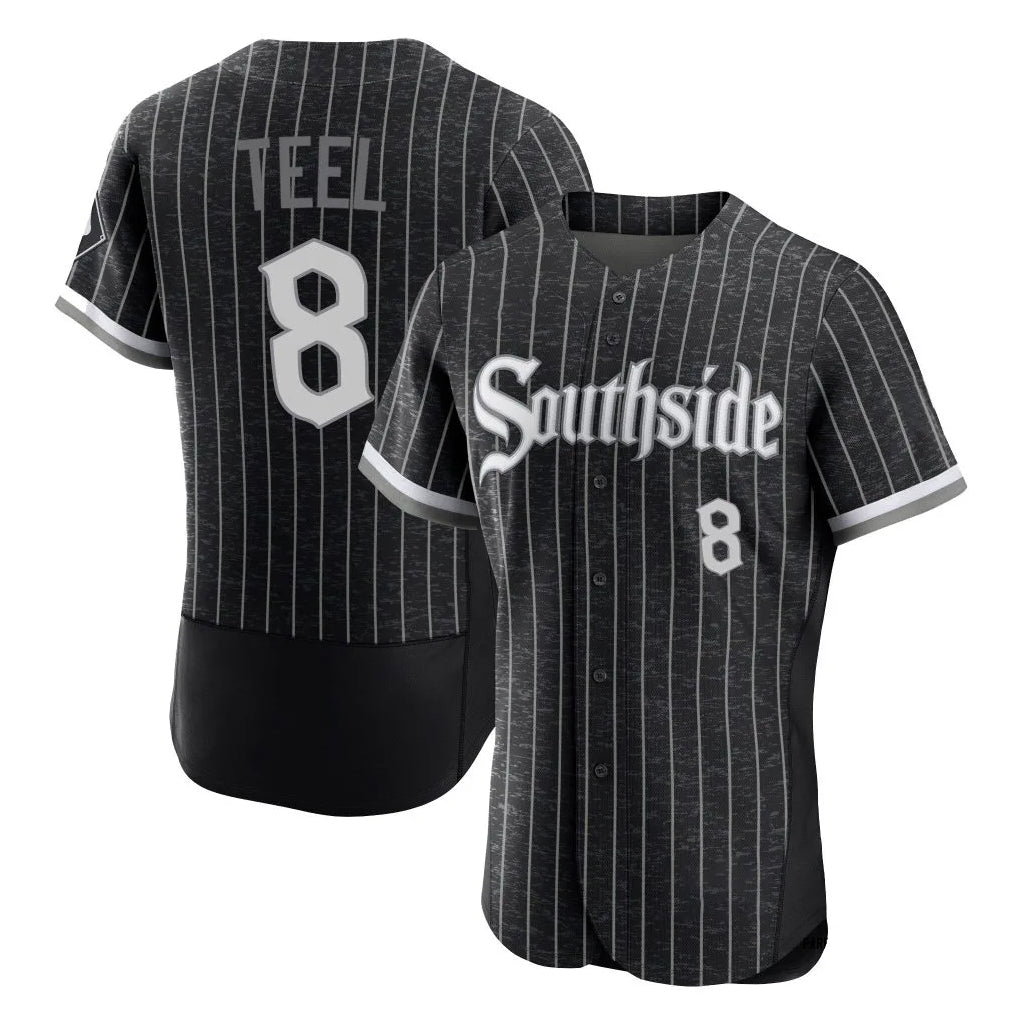 Chicago White Sox #8 Kyle Teel Player Black HOLBERT City Connect Limited Elite Home Stitched Jerseys