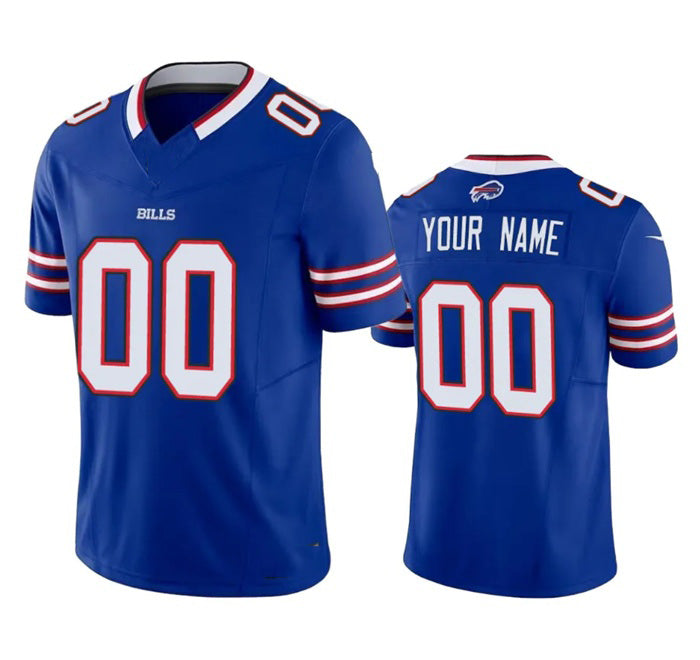 Custom B.Bills Active Player Blue HOLBERT 2023 F.U.S.E. Vapor Untouchable Limited Stitched Jersey