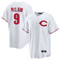 Cincinnati Reds #9 Matt McLain Player White HOLBERT Home Game Stitched Jerseys