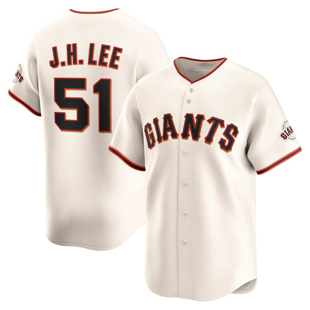 San Francisco Giants #51 Jung Hoo Lee Cream HOLBERT Home Limited Player Jersey