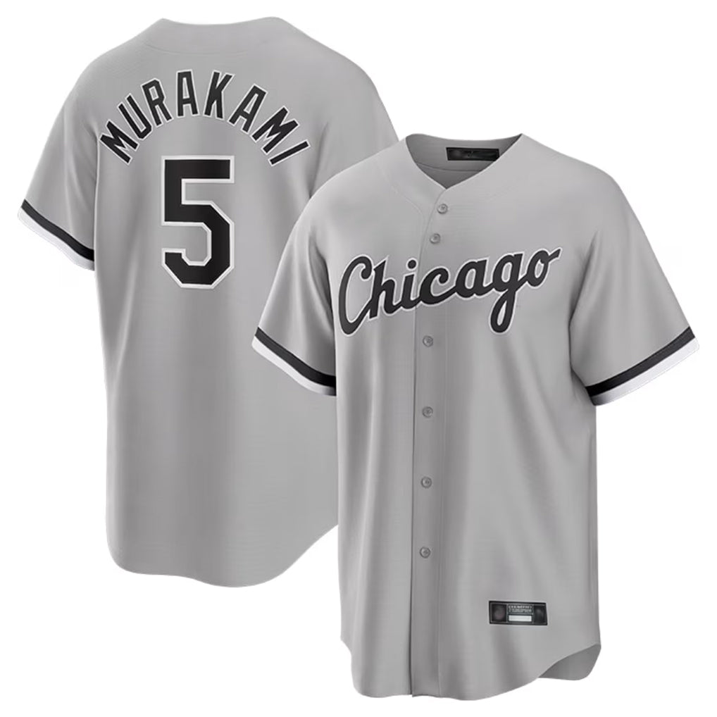 Chicago White Sox #5 Munetaka Murakami Player Gray HOLBERT Home Game Stitched Jerseys