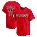 Cleveland Guardians #11 Jose Ramirez Red HOLBERT Alternate Limited Stitched Jersey