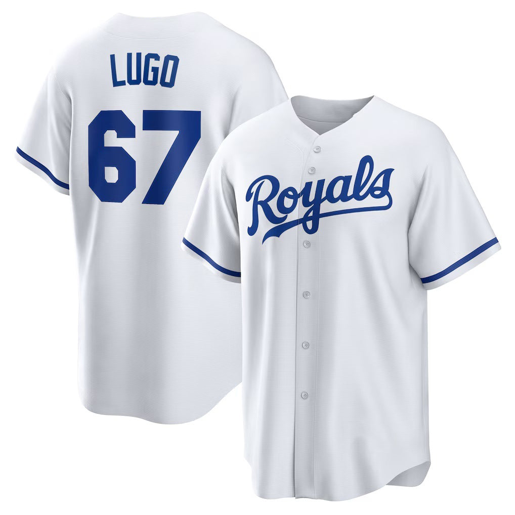 Kansas City Royals #67 Seth Lugo White HOLBERT Home Replica Jersey
