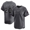 New York Mets #20 Pete Alonso Graphite HOLBERT 2024 City Connect Limited Player Jersey