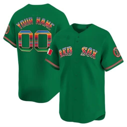 Custom Boston Red Sox Mexico Vapor Premier Limited Jersey ¨C Green HOLBERT