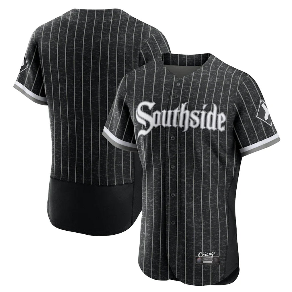 Chicago White Sox Blank Player Black HOLBERT City Connect Limited Elite Home Stitched Jerseys