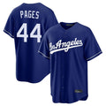 Los Angeles Dodgers #44 Andy Pages Player Royal HOLBERT Game Stitched Jerseys