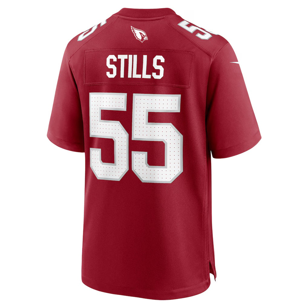 A.Cardinals #55 Dante Stills Cardinal HOLBERT Team Game Jersey