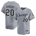 Chicago White Sox #20 Miguel Vargas Player Gray HOLBERT Road Limited Home Stitched Jerseys
