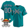 Custom Seattle Mariners x One Piece Teal HOLBERT Vapor Premier Limited Jersey - Stitched