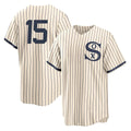 Chicago White Sox #15 Sean Newcomb Player Cream HOLBERT Field of Dreams Home Game Stitched Jerseys