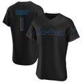 Miami Marlins #1 Connor Norby Player Black HOLBERT Home Limited Elite Stitched Jerseys