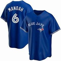 Toronto Blue Jays #6 Alek Manoah Blue HOLBERT Stitched Cool Base Jersey