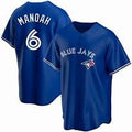 Toronto Blue Jays #6 Alek Manoah Blue HOLBERT Stitched Cool Base Jersey