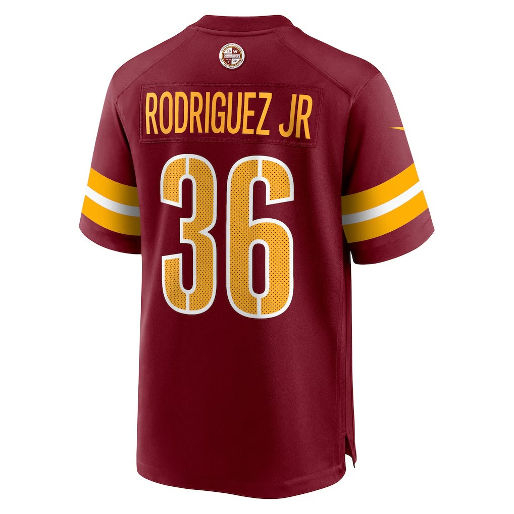 W.Commanders #36 Chris Rodriguez Jr. Burgundy HOLBERT Team Game Jersey