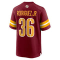 W.Commanders #36 Chris Rodriguez Jr. Burgundy HOLBERT Team Game Jersey