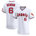 Los Angeles Angels #6 Anthony Rendon Player White HOLBERT T-shirt Home Limited Elite Stitched Jerseys
