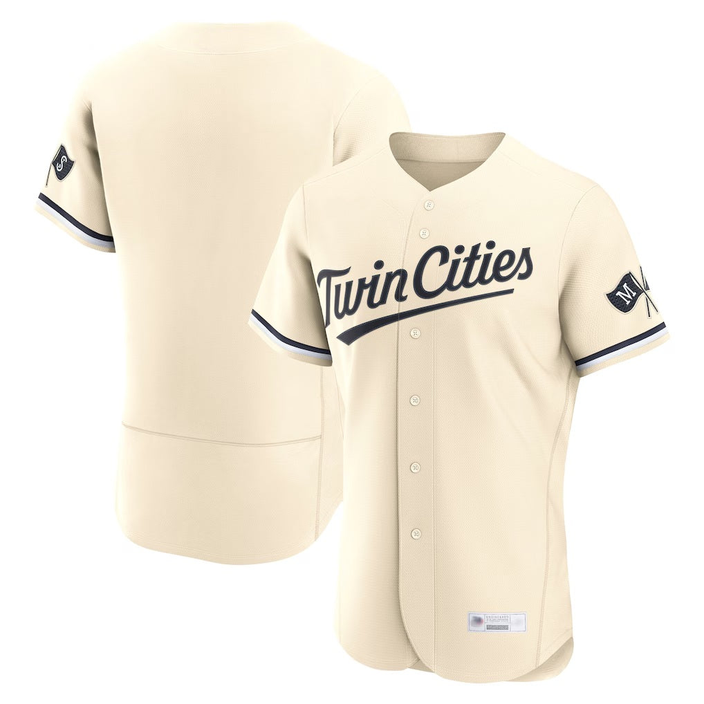 Minnesota Twins Blank Player Cream HOLBERTHome Limited Elite Stitched Jerseys