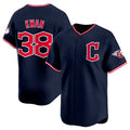 Cleveland Guardians #38 Steven Kwan Navy HOLBERT 2025 Alternate Limited Stitched Jersey